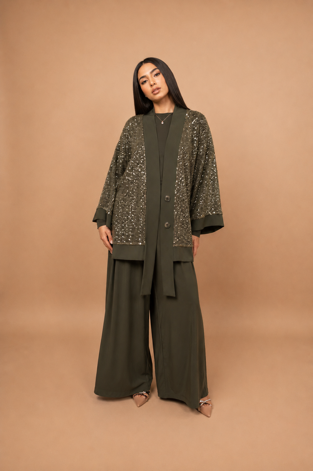 Rhea - Olive Green